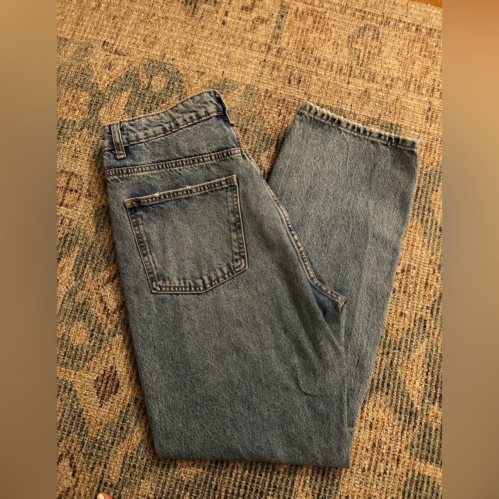 Zara High Rise Blue Jeans